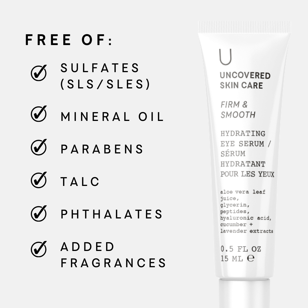 Sérum hidratante para el contorno de ojos, firme y suave