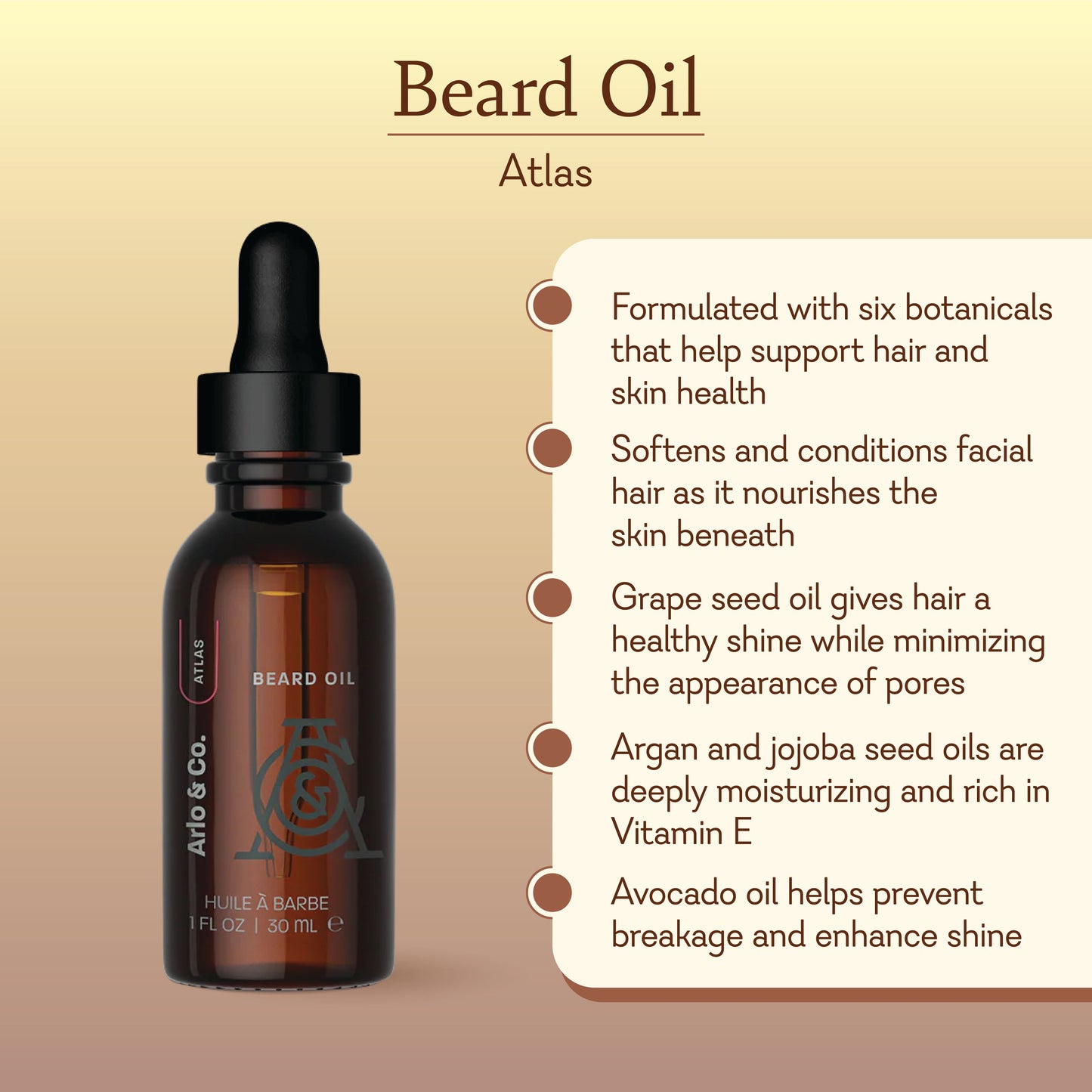 Aceite para barba Atlas